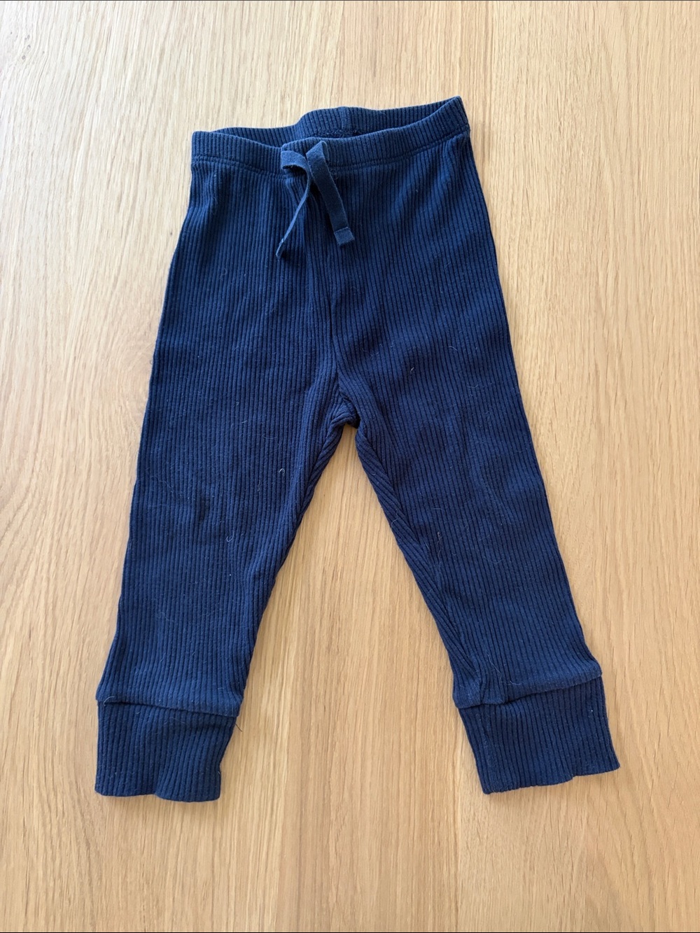 GAP Navy Ribbed Thermal Leggings